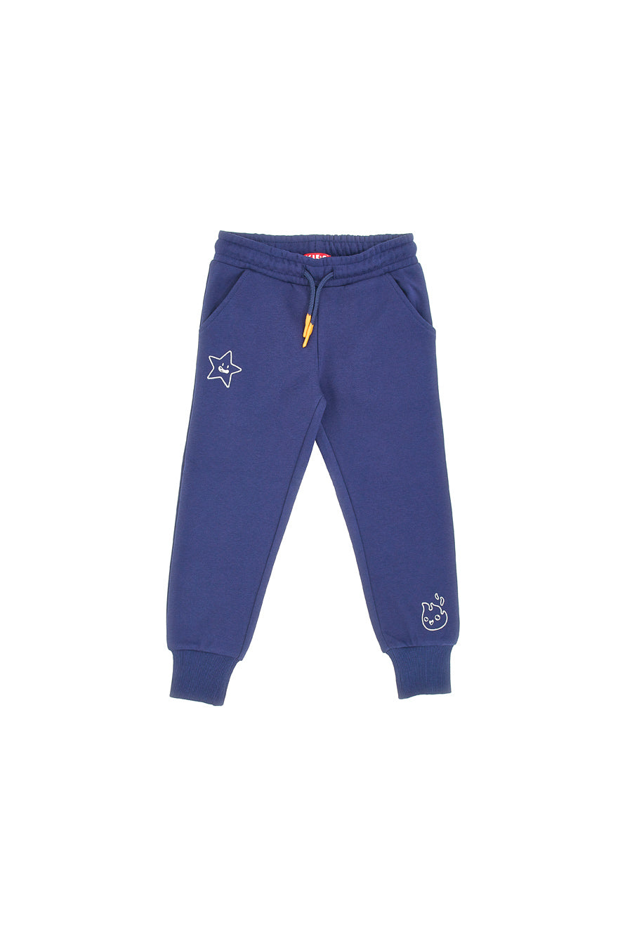 Pantaloni blu con polsini alle caviglie PITT KIDS 6009