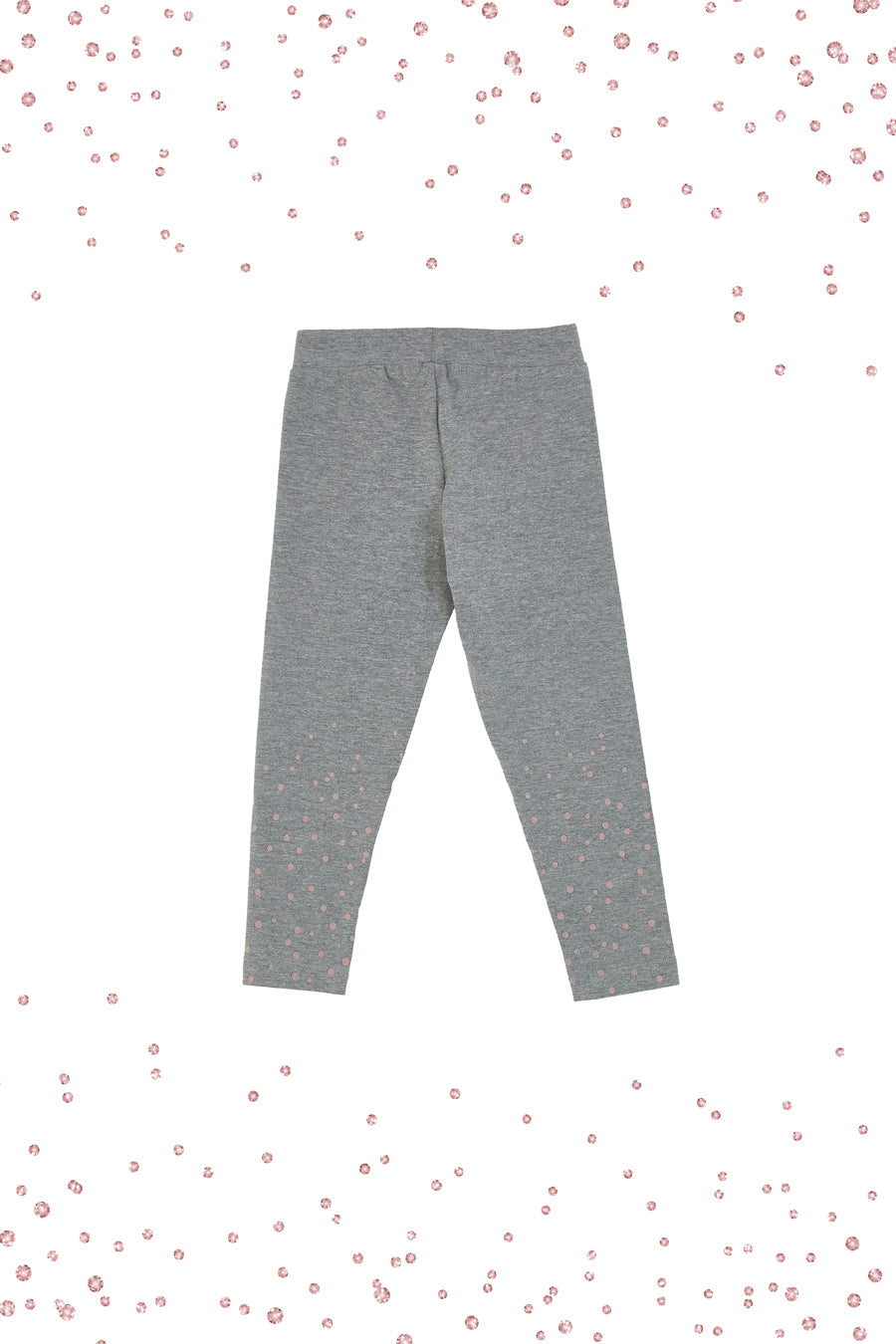 Leggings Grigi con Pois Olografici PITT KIDS 6036