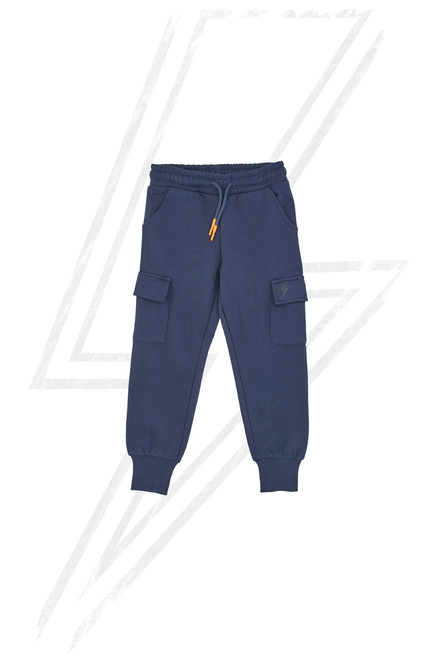 Pantaloni in Tuta Blu con Tasche Laterali PITT KIDS 6016