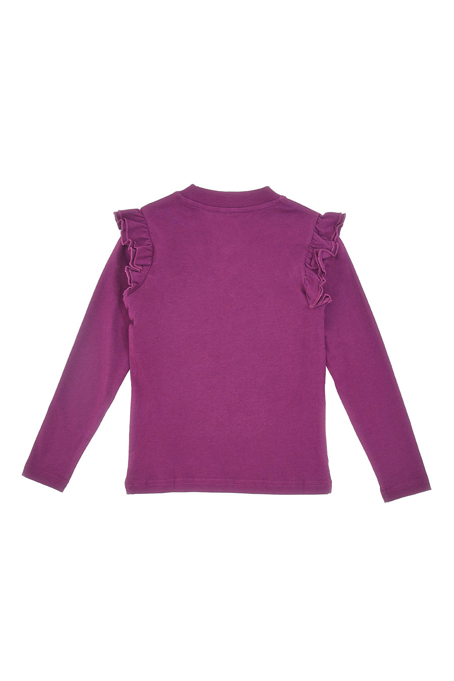 Maglia Viola Girocollo con Stampa Olografica PITT KIDS 6035