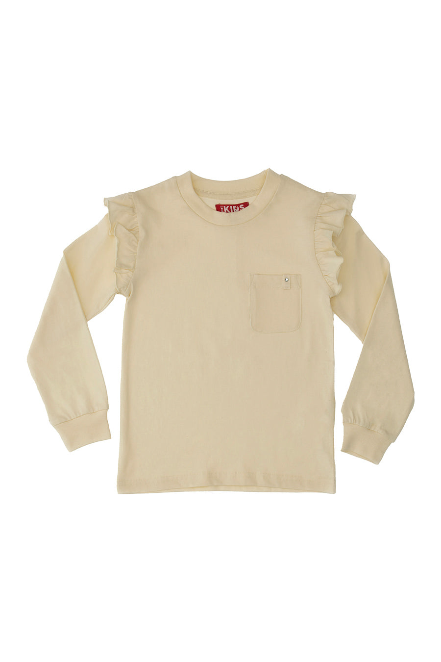 Maglia Bianca Girocollo a Maniche Lunghe PITT KIDS 6028