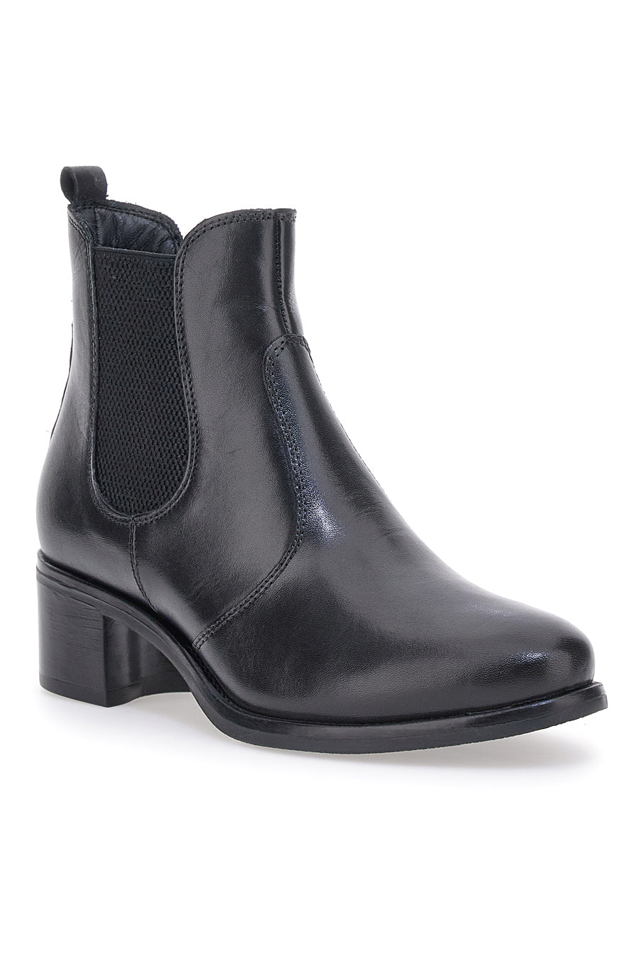 Stivaletto Chelsea Boots Vera pelle Cafè Cost 5143