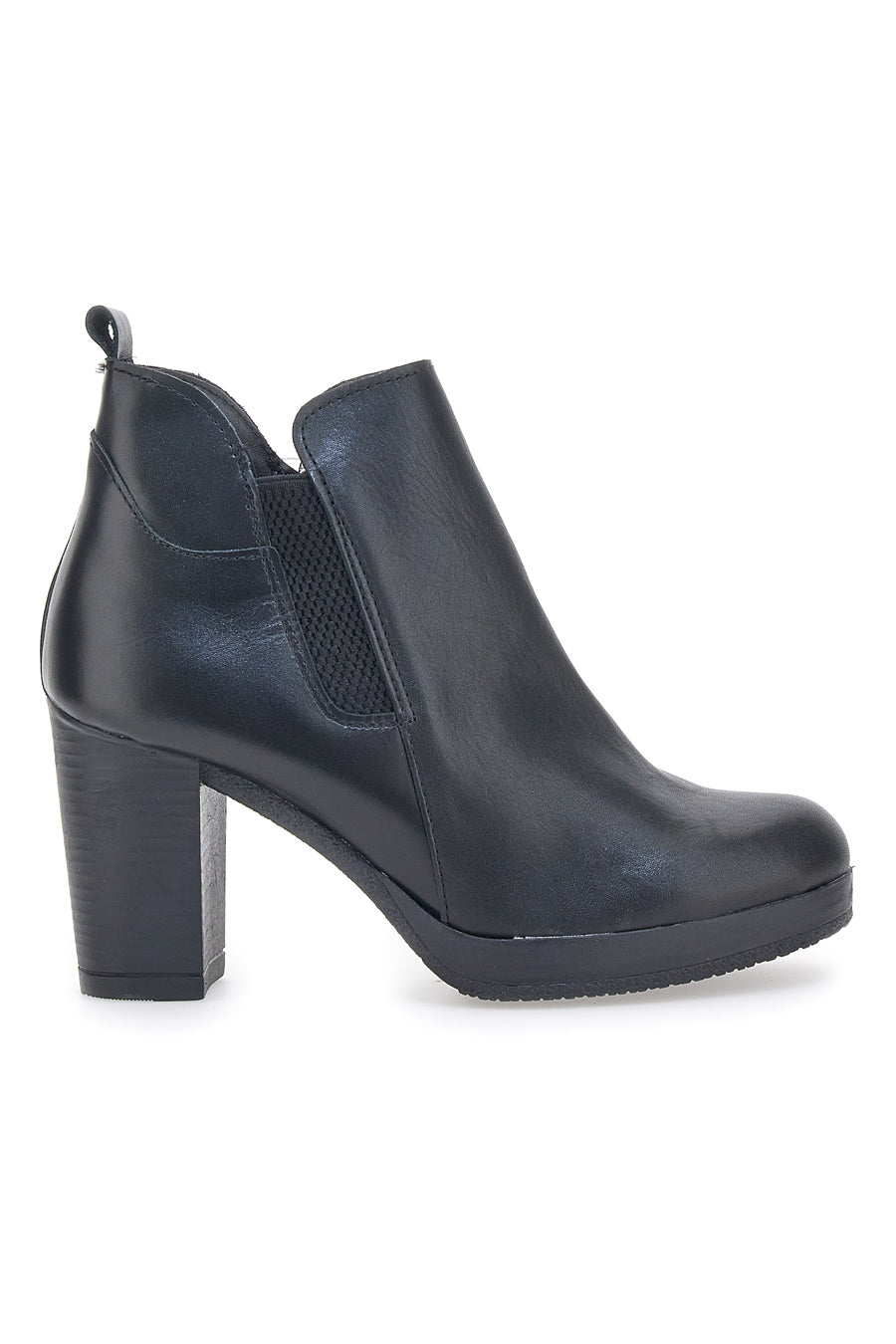 Stivaletti Ankle Boots Pittarello Class 302 Nero Vera Pelle