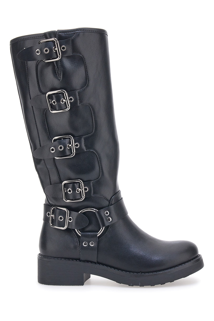 Rock'n Doll 1001 Schwarzer Biker-Stiefel