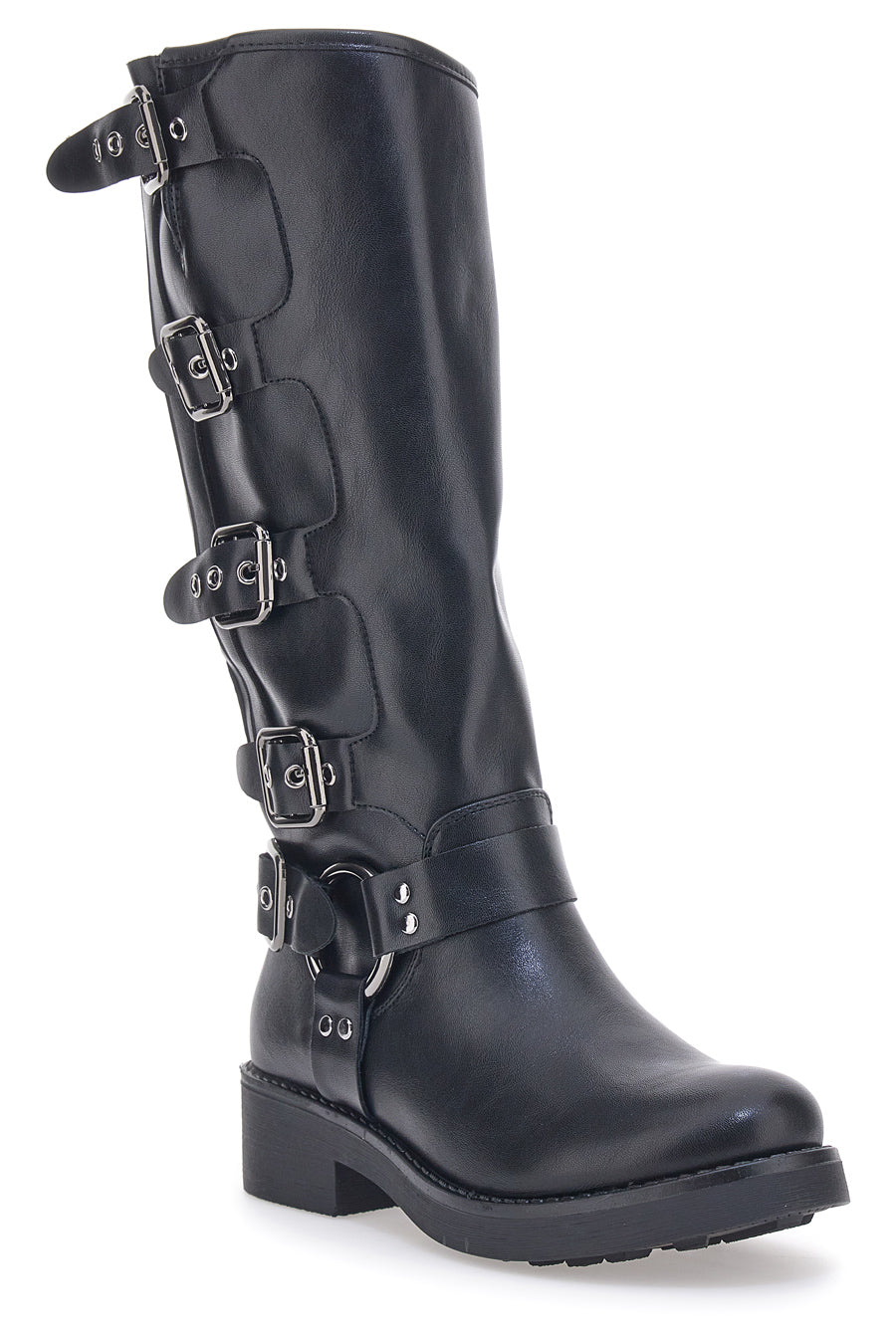 Rock'n Doll 1001 Schwarzer Biker-Stiefel