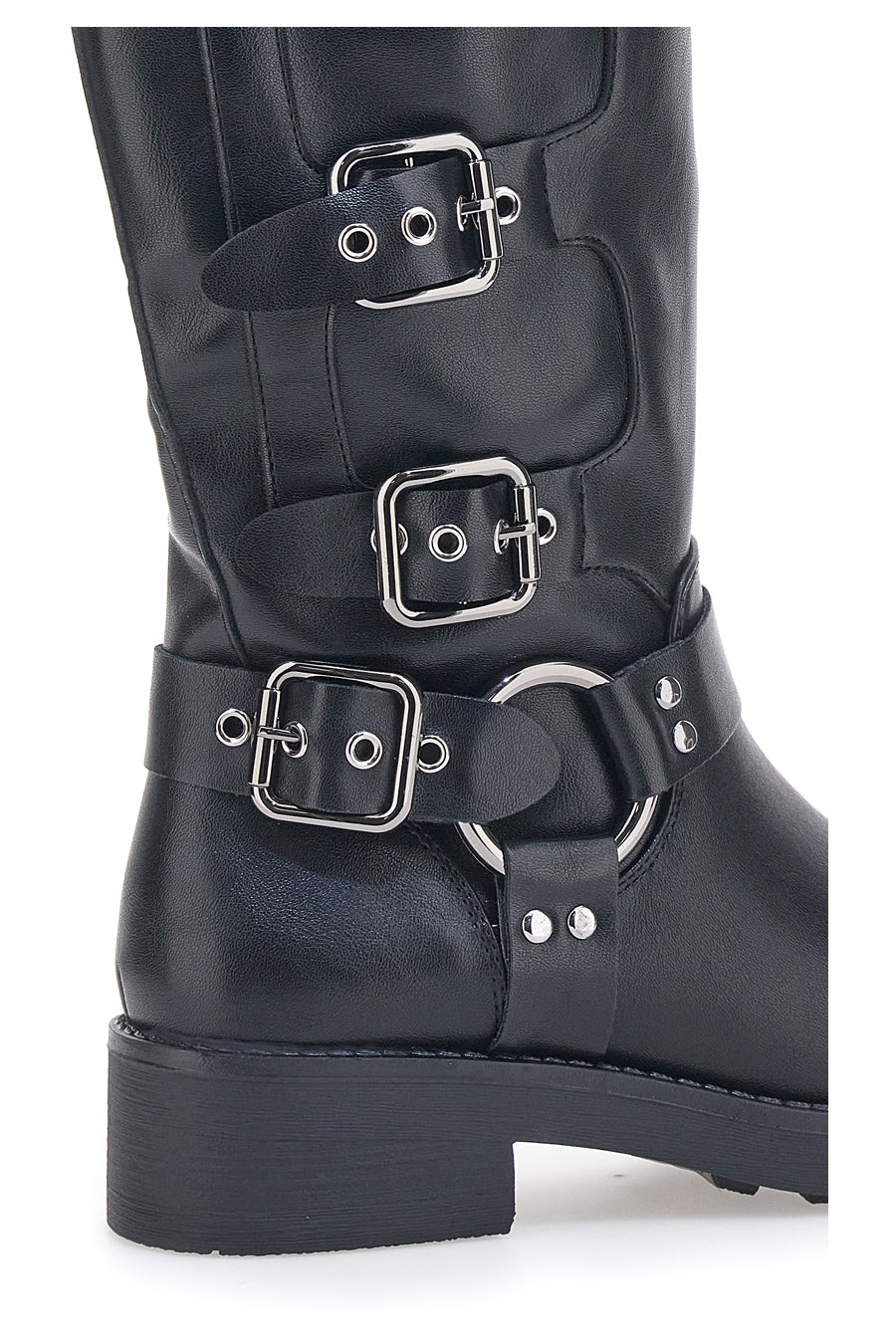 Rock'n Doll 1001 Schwarzer Biker-Stiefel