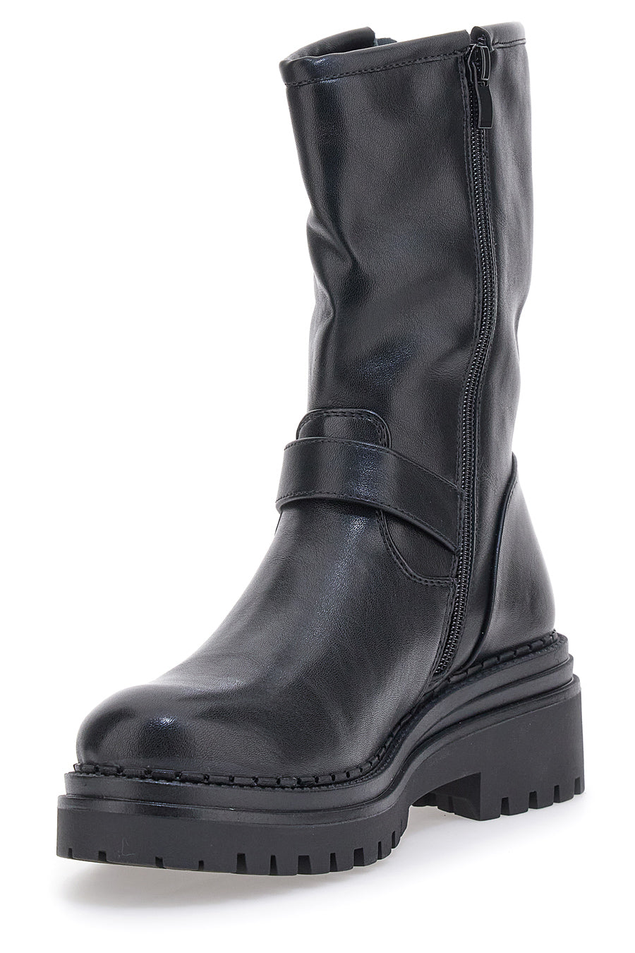 Rock' N Doll Schwarze Biker-Stiefeletten 2607015