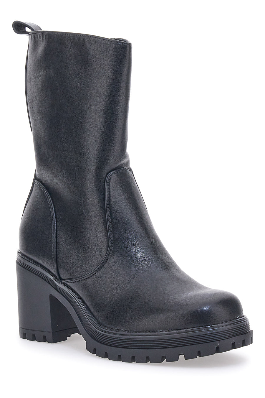 Schwarze Stiefeletten mit Absatz Rock' N Doll 60062