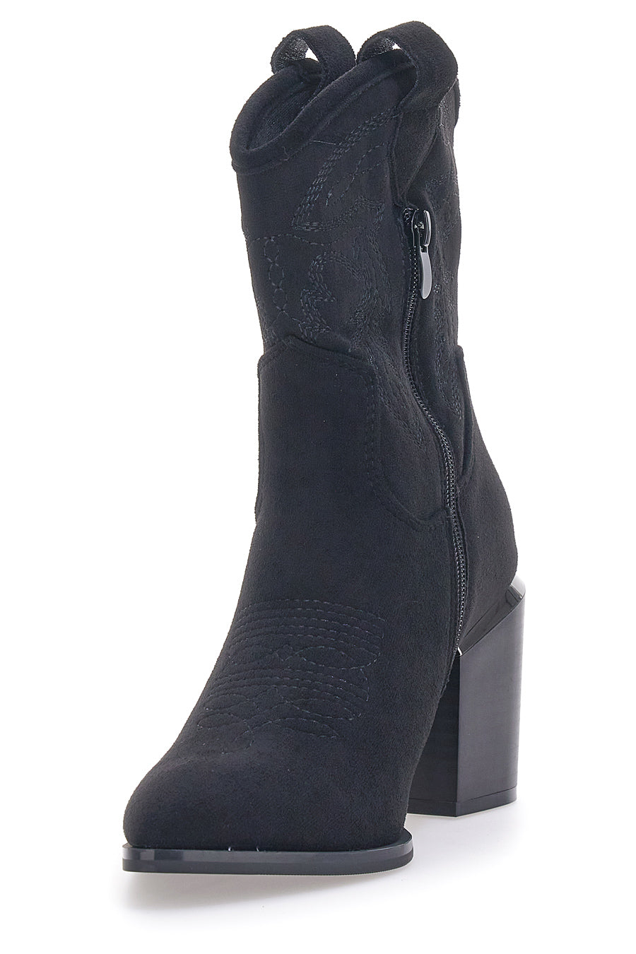 Schwarze Texan-Stiefel Mon Dieu 23057