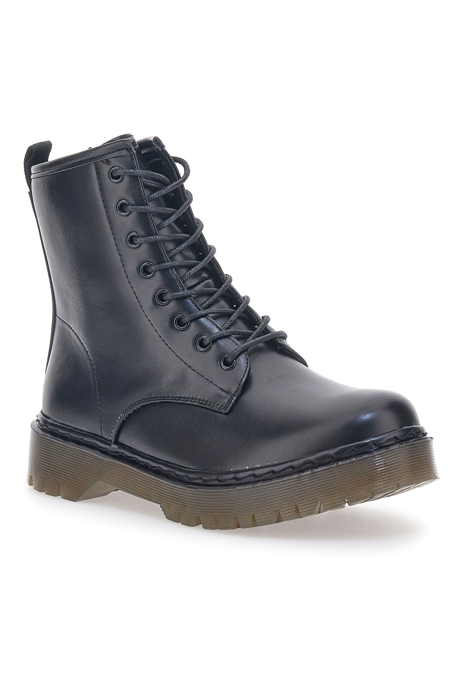 Schwarze Kampfstiefel mit Reißverschluss Energy 301