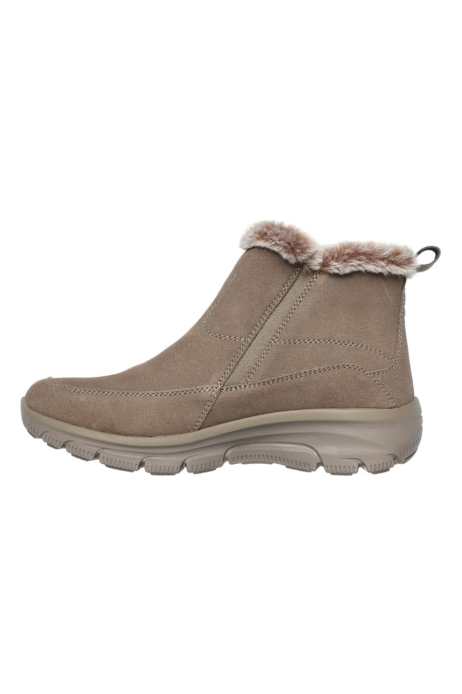 Stivaletto beige con pelo interno SKECHERS EASY GOING COOL ZIP!