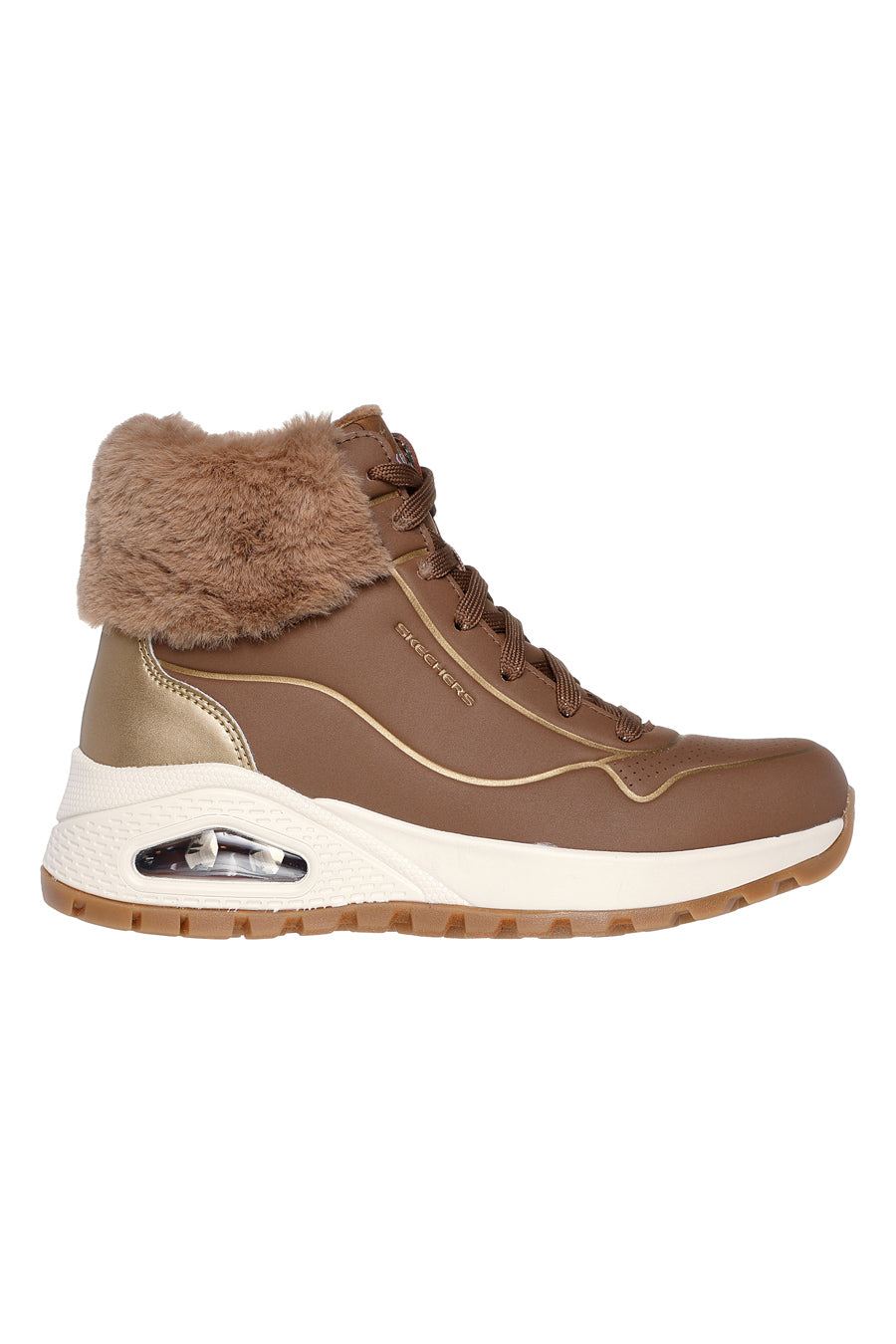 SKECHERS UNO RUGGED FALL SHIMMER TAUPE