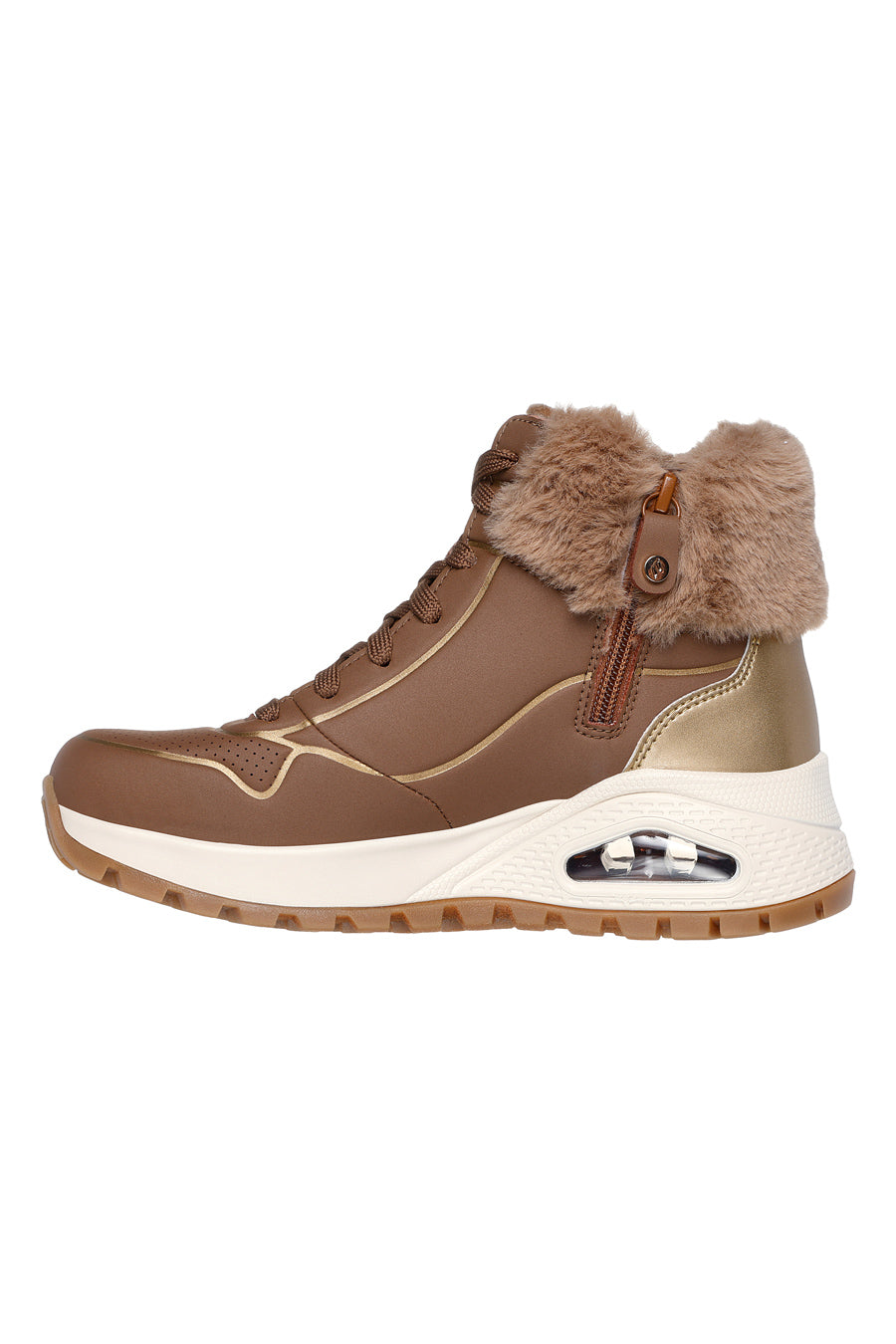 SKECHERS UNO RUGGED FALL SHIMMER TAUPE