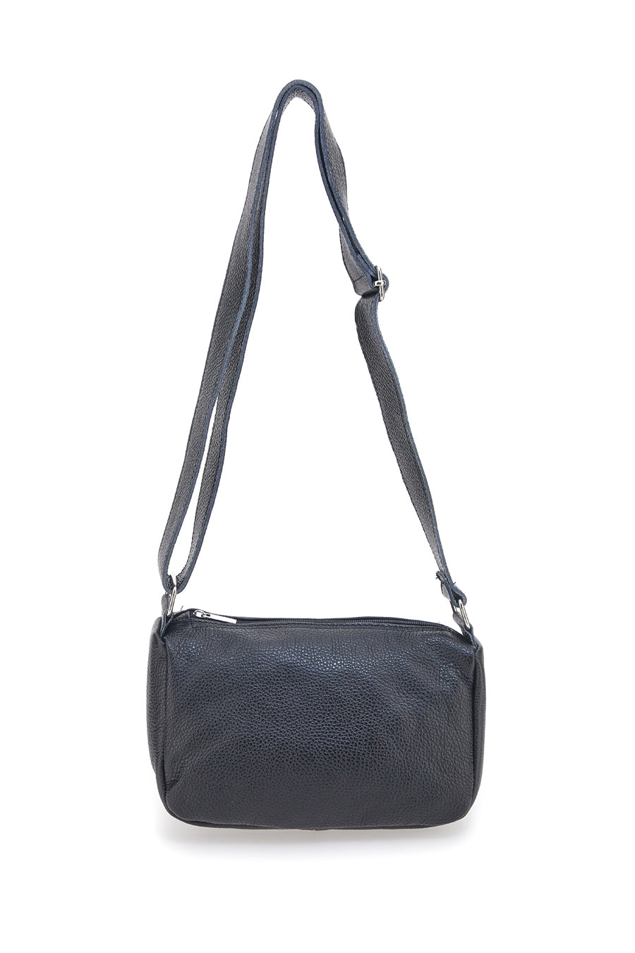 Borsa a Tracolla Nera In Vera Pelle New Bag 047/Pelle