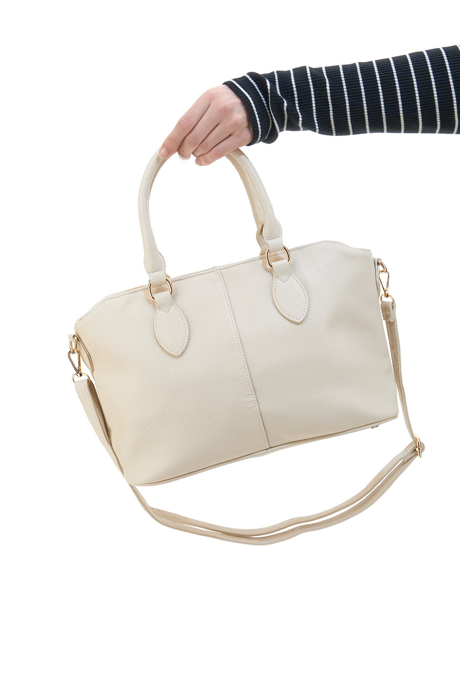 Borsa a Mano Beige con Tracolla Removibile LAURA BIAGIOTTI EMBARK 117-1