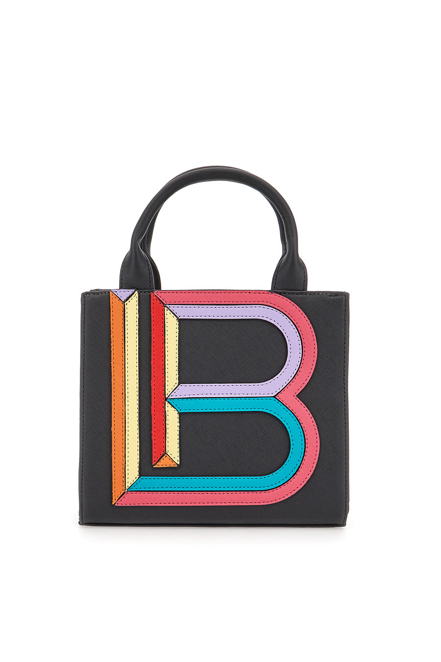 Borsa nera con dettagli colorati Laura Biagiotti LUCKY 110-1A