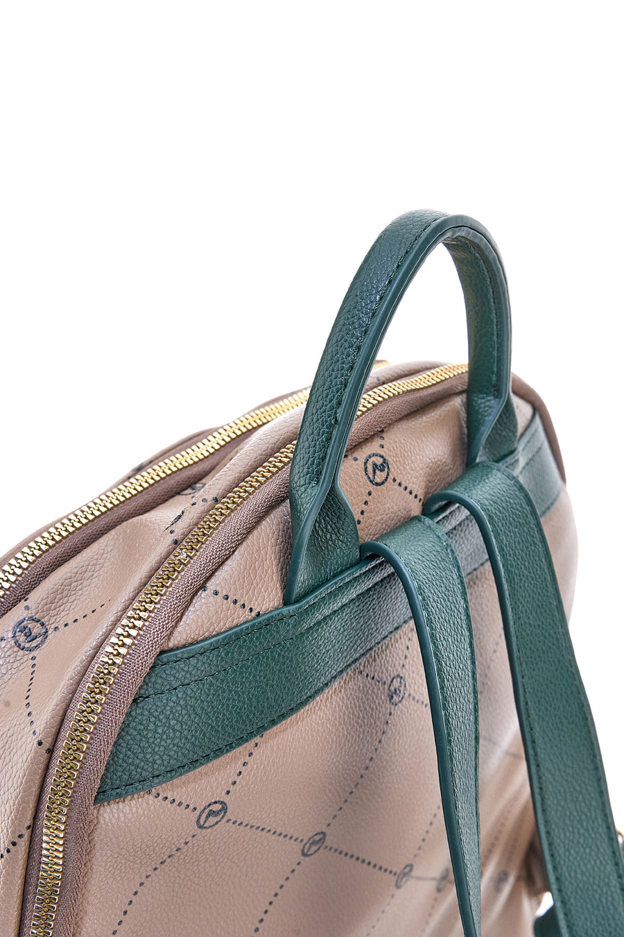 Zainetto Taupe e Verde Con Tasche Laterali RONCATO R5309,634