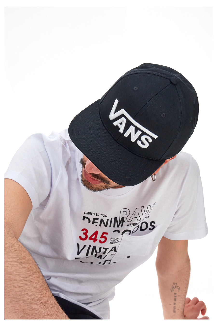 Cappellino con Frontino Vans Classic Nero