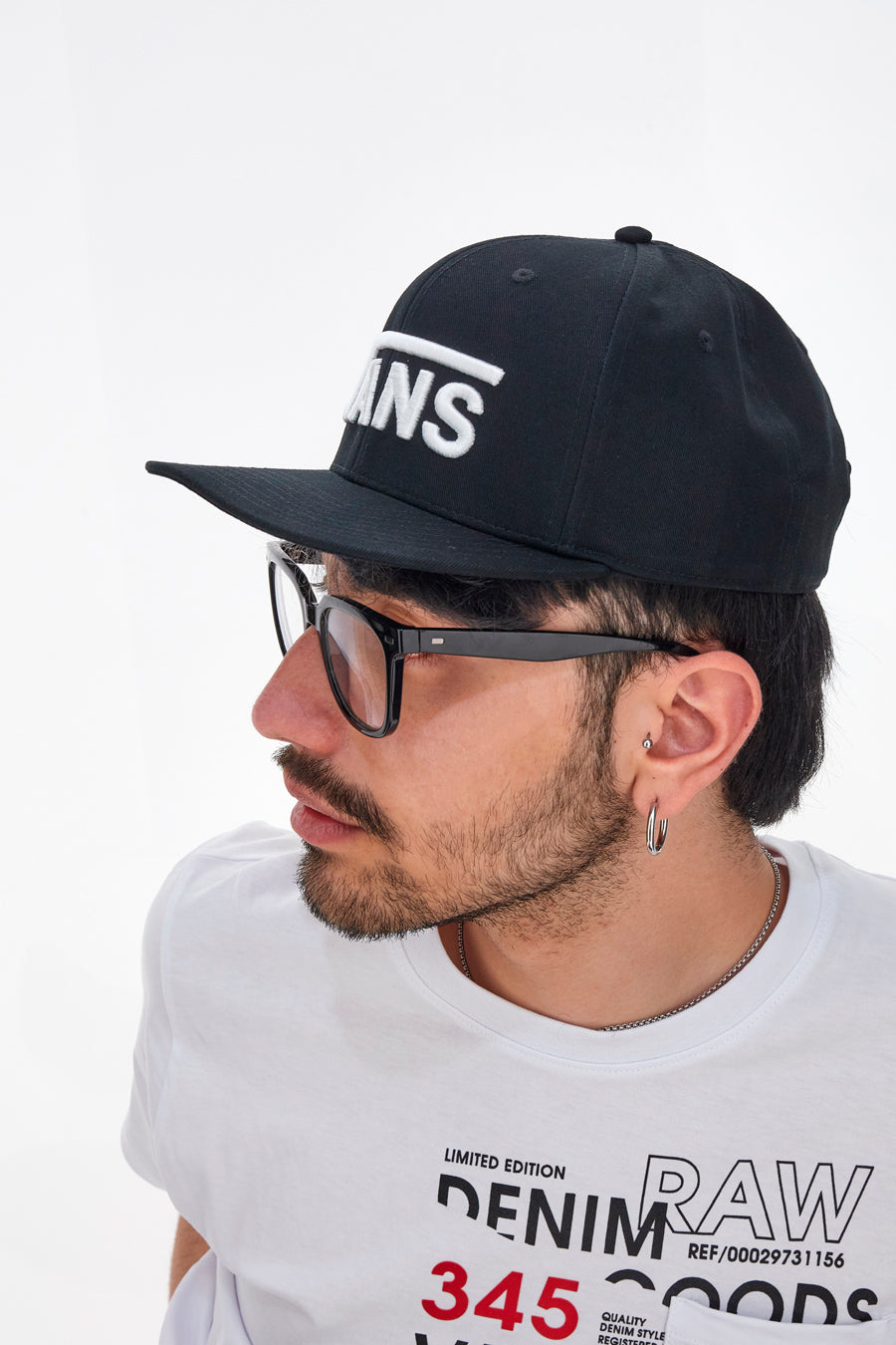 Cappellino con Frontino Vans Classic Nero