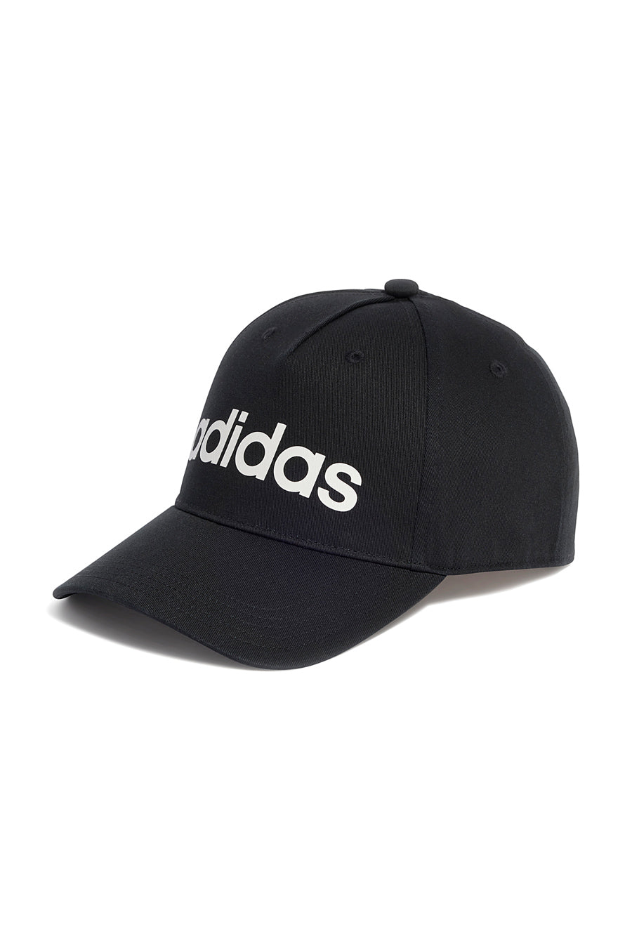 Cappellino con frontino nero e logo bianco ADIDAS DAILY CAP