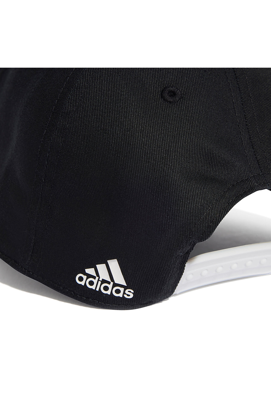 Cappellino con frontino nero e logo bianco ADIDAS DAILY CAP