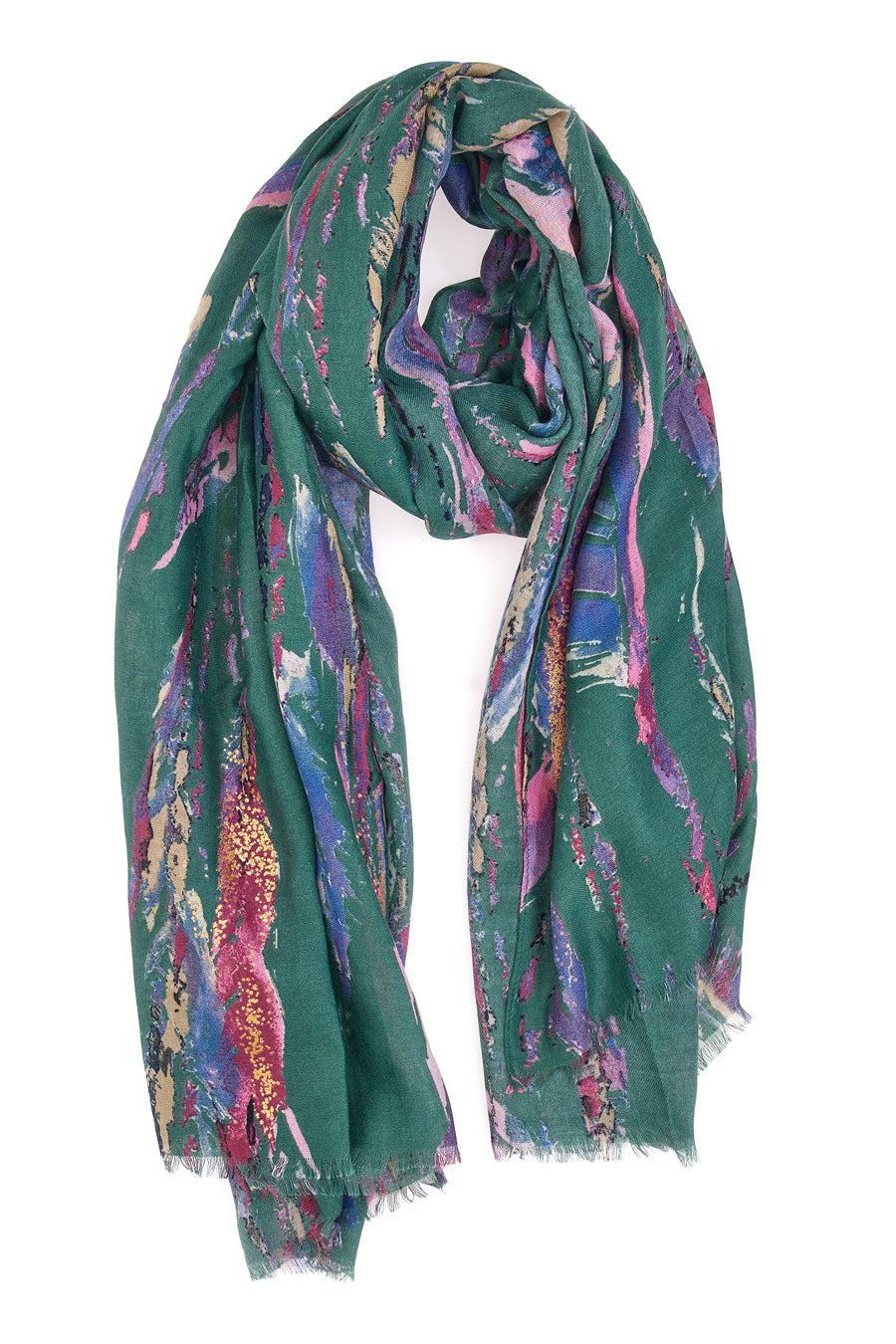 Foulard Verde Da Donna GianMarco Venturi 62929