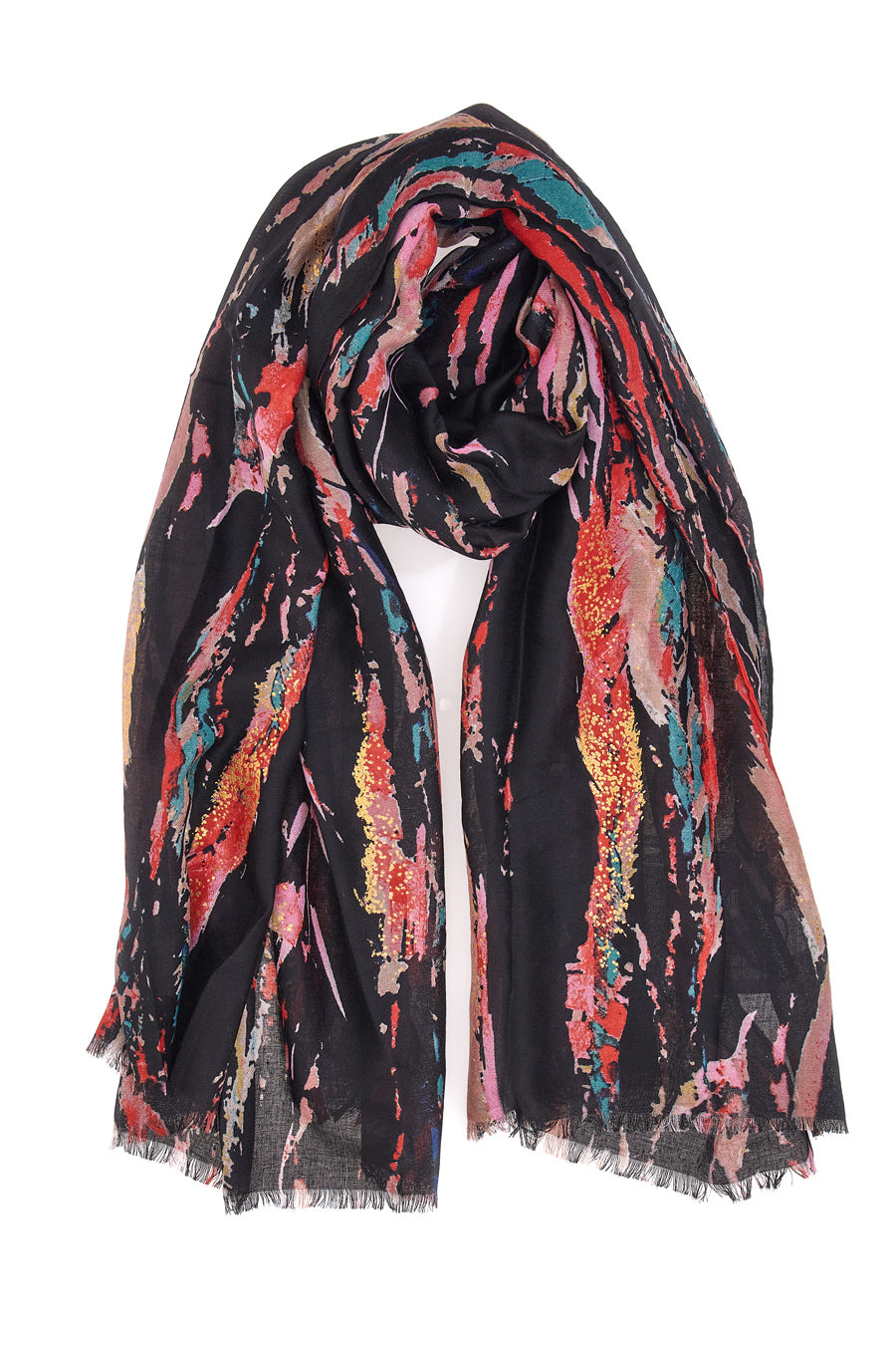 Foulard Nero Da Donna GianMarco Venturi 62929