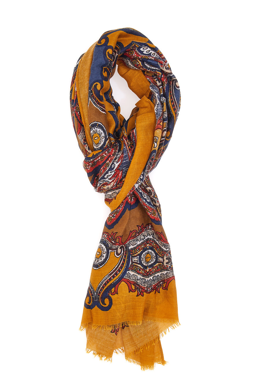 Maxi Foulard Senape Da Donna GianMarco Venturi 66157