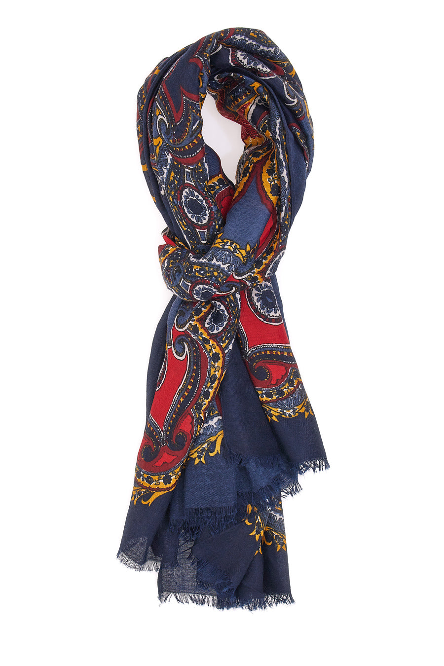 Maxi Foulard Blu Da Donna GianMarco Venturi 66157