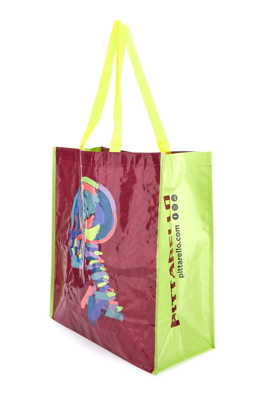 Shopper Pittarello Teschio Magenta